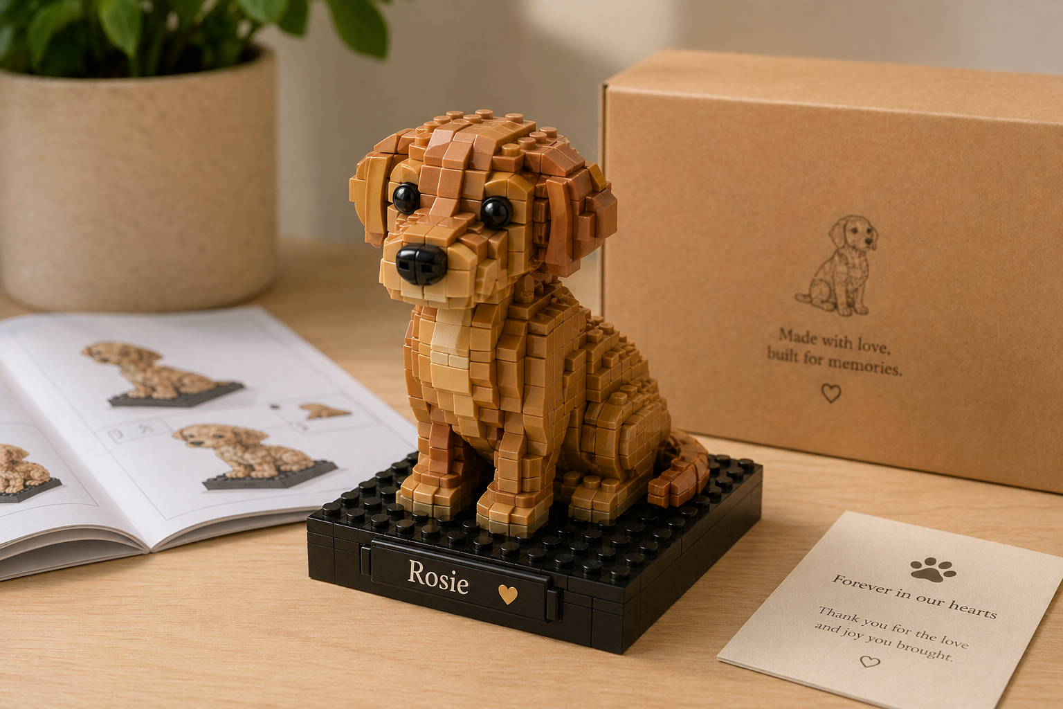 Rosie custom brick pet preview
